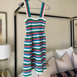 Zara crochet mini dress